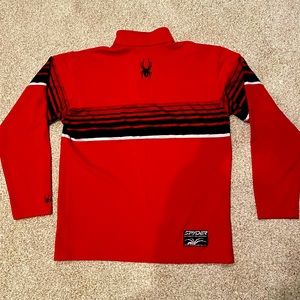 Mens Sypder Quarter zip ski shirt long sleeve